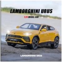 Коллекционная инерционная модель Lamborghini Urus 1:24 (металл, свет, звук)