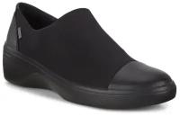 Женские слипоны ECCO SOFT 7 WEDGE W, черный, 36