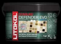 Затирка Litokol Starlike Defender Evo S.105 bianco titanio 1 кг