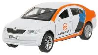 Модель машины Технопарк Skoda Octavia, Каршеринг, инерционная OCTAVIA-12DEL-WH