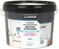 Краска водно-дисперсионная Luxens для колеровки стен кухни и ванной