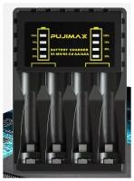 Зарядное устройство для аккумуляторов Pujimax, в комплекте 8 аккумуляторных батареек (ААА-4шт, АА-4шт.)