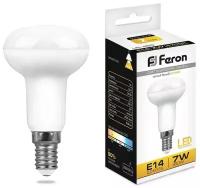 Лампа светодиодная FERON LB-450 арт. 25513, R50 (рефлекторная) 7W E14 2700К (теплый) 230V