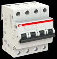 Автоматический выключатель ABB SH204 C25, 4-полюсный, 25А, 6kA, характеристика C (2CDS214001R0254)