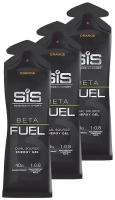 Гель питьевой SCIENCE IN SPORT (SiS) Gel Beta Fuel 3 x 60 мл, Апельсин