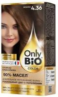 Only Bio Крем-краска для волос Color, 4.36 мокко, 115 мл