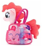 Мягкая игрушка пони в сумочке пинки пай/ pinkie pie my little pony 25 см, 12074