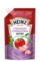 Кетчуп Heinz С чесноком и пряностями дой-пак, 320 г