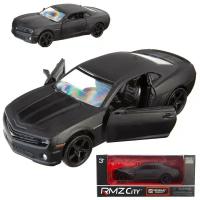 Машинка металлическая Uni-Fortune RMZ City серия 1:32 Chevrolet Camaro, инерционная, серый матовый цвет, двери открываются 554005M