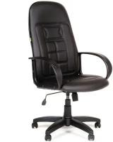 Кресло офисное Chairman 727 Chairman 6098211 черное (Терра), матовая экокожа, до 120 кг