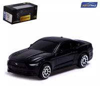 Машина металлическая ТероПром 7152994 FORD MUSTANG, 1:64, цвет чёрный матовый