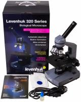 Микроскоп LEVENHUK 320 BASE серый