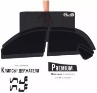 Шторки EscO PREMIUM 90-95% на Toyota Corolla Verso (2004 - 2009) R10 Полный комплект, крепление Клипсы ЭскО /Каркасные автошторки