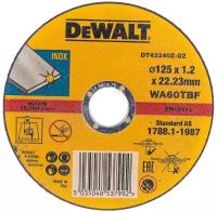 Круг отрезной по металлу DEWALT DT42340Z, INDUSTRIAL, (125 x 22.2 х 1.2 мм)