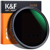 Переменный нейтральный фильтр K&F Concept Variable MC ND8-ND2000 Slim 46mm