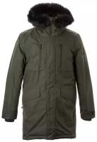 Пальто для мужчин HUPPA DAVID, тёмно-зелёный 10057, размер S