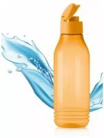 Спортивная бутылка, Эко-бутылка треугольной формы с клапаном, 1шт. Tupperware, 0.75л, оранжевый