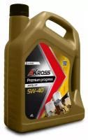 Синтетическое моторное масло AKross Premium Progress 5W-40, 4 л, 1 шт