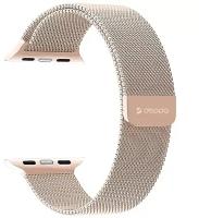 Deppa Ремешок Deppa Band Mesh для Apple Watch 38/40 mm, нержавеющая сталь, розовое золото