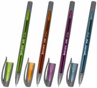 Ручка шариковая Brauberg BOMB GT Metallic (0.35мм, синий цвет чернил, разные цвета корпуса, масляная основа) 36 уп. (143348