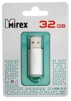 Mirex Флешка Mirex UNIT SILVER, 32 Гб, USB2.0, чт до 25 Мб/с, зап до 15 Мб/с, серебристая