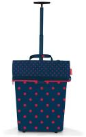 Сумка-тележка Trolley M frame mixed dots red