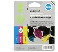 Картридж Cactus CS-C9352C, совместимый, цветной, для OJ J3680 / 4355 / 5610, DJ D2360 / D2460 / F2180 / F380 / F4180 / D1530 / 3940, PSC 1410