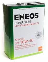Моторное масло Eneos Super Diesel 10W-40 CG-4 4л полусинтетическое