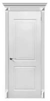 Дверь межкомнатная классическая, Форте ПГ, Эмаль белая 2000*800.Комплект (полотно,коробка,наличник)