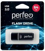 Флешка 64GB USB3.0 Perfeo C12 Black