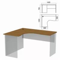 Столешница Арго 1400х1200х760 мм, левая, орех
