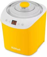 Йогуртница Kitfort КТ-4090-1 бело-желтый