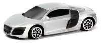 Машина металлическая RMZ City 1:64 Audi R8 V10, без механизмов (серебристый) Uni-Fortune 344996S-SIL