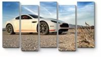 Модульная картина Aston-Martin в пустыни90x52