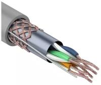 Кабель витая пара REXANT SFTP 4PR 24AWG, CAT5e, STRANDED, бухта 305 м