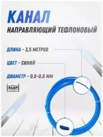 Канал направляющий тефлоновый кедр PRO (0,6-0,8) 3,5 м синий