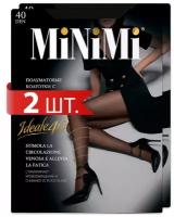 Колготки MiNiMi Ideale, 40 den, 2 шт., размер 3-M, черный