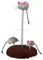 Игрушка для кошек Trixie Mouse Family, размер 15×22x15см