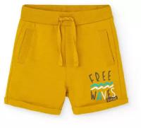 Шорты Boboli для мальчиков летние, карманы, размер 92, желтый