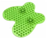 Массажный коврик для ног Бабочка, цвет зеленый / ортопедический / коврик в ванну