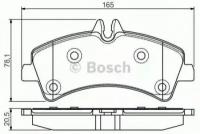 Дисковые колодки BOSCH 0986495099