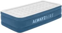 Надувная кровать Bestway AlwayzAire Twin 6713P, 191х97 см, серый/синий
