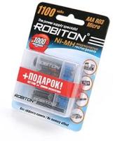 Аккумулятор ROBITON 1100MHAAA-4/box BL4