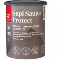 Tikkurila Supi Sauna Protect EP / Тиккурила Супи состав защитный для стен и потолков в бане и сауне 0,9л