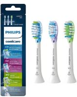 Набор насадок Philips Sonicare C3, G3, W3 Premium Plaque Defence HX9073/65 для звуковой щетки, белый, 3 шт