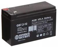 Аккумулятор General Security 12V 7.2Ah GS7.2-12