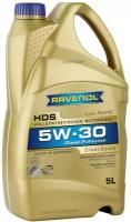 Sae 5W-30 5L Hds Hydrocrack Diesel Specif New Моторное Масло Ravenol арт. 4014835723252