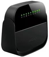 D-Link Модем DSL-2640U R1A Беспроводной маршрутизатор N150 ADSL2+, с поддержкой Ethernet WAN Annex A