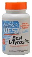 Аминокислота Doctor's Best L-Tyrosine 500 мг, нейтральный, 120 шт