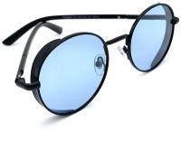 Солнцезащитные очки Smakhtin'S eyewear & accessories, круглые, оправа: пластик, поляризационные, с защитой от УФ, фотохромные, черный